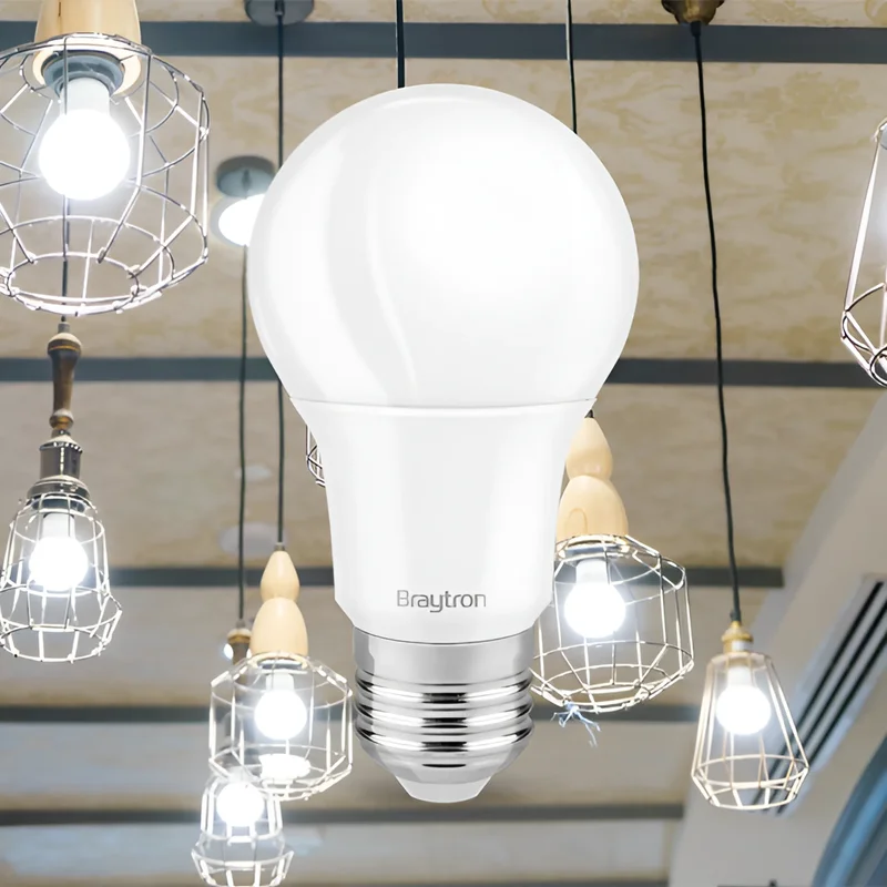 Braytron LED E27 9W Leuchtmittel Neutralweiß 4000K, 806 Lumen, ersetzt 60 w, energiesparend, langlebig, 230V – Ansicht 2