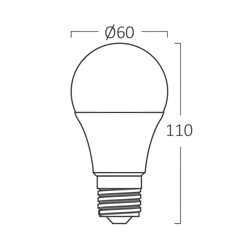 Braytron LED E27 11W Leuchtmittel Warmweiß 3000K, 1055 Lumen, ersetzt 75 w, energiesparend, langlebig, 230V – Ansicht 3