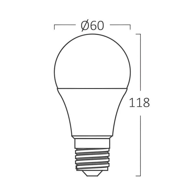 Braytron LED Leuchtmittel 10er set, 13W E27, 1350lm, 4000K Neutralweiß oder 6500K Tageslicht, ersetzt 90W Glühbirne/Glühlampe, A60 Birnenform, 180° Abstrahlwinkel, energiesparend (4000K Tageslicht) – Ansicht 3