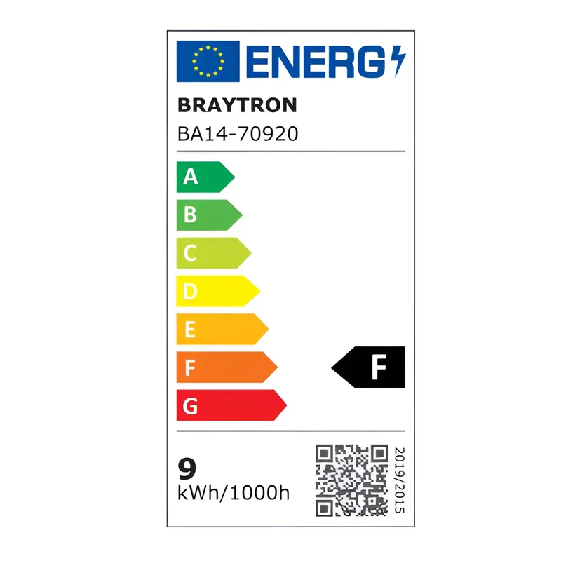 Braytron E27 LED Lampe mit PIR Bewegungsmelder, 9W ersetzt 60W, LED Birne mit Bewegungssensor und Lichtsensor, 806lm, Warmweiß 3000K, nicht dimmbar (Warmweiß 3.000K) – Ansicht 4