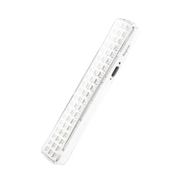 Braytron Notleuchte mit Akku Notbeleuchtung Akkubetrieb Licht für bis zu 5 Stunden 230V 60 SMD Led 230V Automatisches einschalten bei Stromausfall Notbeleuchtung mit Schalter Weiß 4 Watt – Ansicht 7