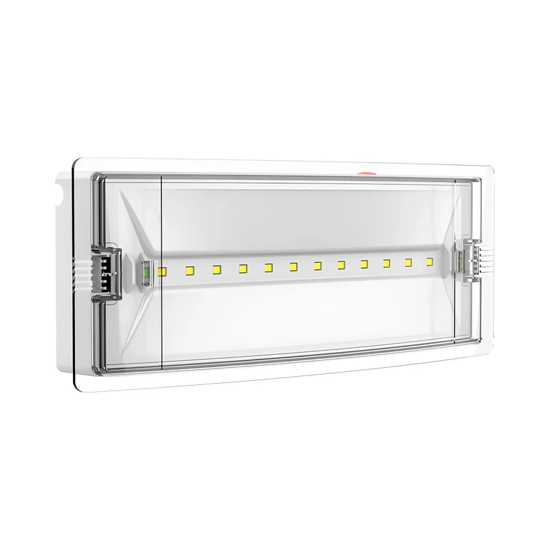Braytron LED Notleuchte Rettungszeichenleuchte Fluchtwegleuchte Notlicht Notausgangsleuchte mit Akku 120 Min. 3W 150lm Rettungszeichenleuchte inkl. 4 Exit Piktogramme (rechts/links/oben/unten) IP65 – Ansicht 4