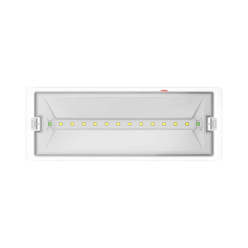 Braytron LED Notleuchte Rettungszeichenleuchte Fluchtwegleuchte Notlicht Notausgangsleuchte mit Akku 120 Min. 3W 150lm Rettungszeichenleuchte inkl. 4 Exit Piktogramme (rechts/links/oben/unten) IP65 – Ansicht 5