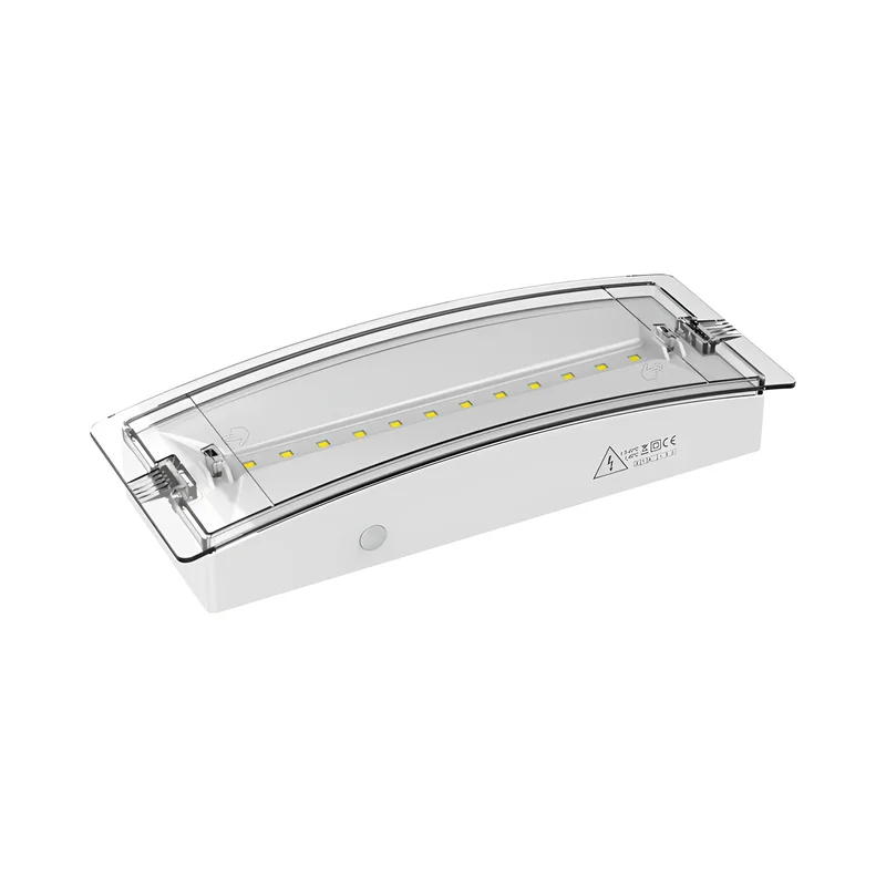 Braytron LED Notleuchte Rettungszeichenleuchte Fluchtwegleuchte Notlicht Notausgangsleuchte mit Akku 120 Min. 3W 150lm Rettungszeichenleuchte inkl. 4 Exit Piktogramme (rechts/links/oben/unten) IP65 – Ansicht 6