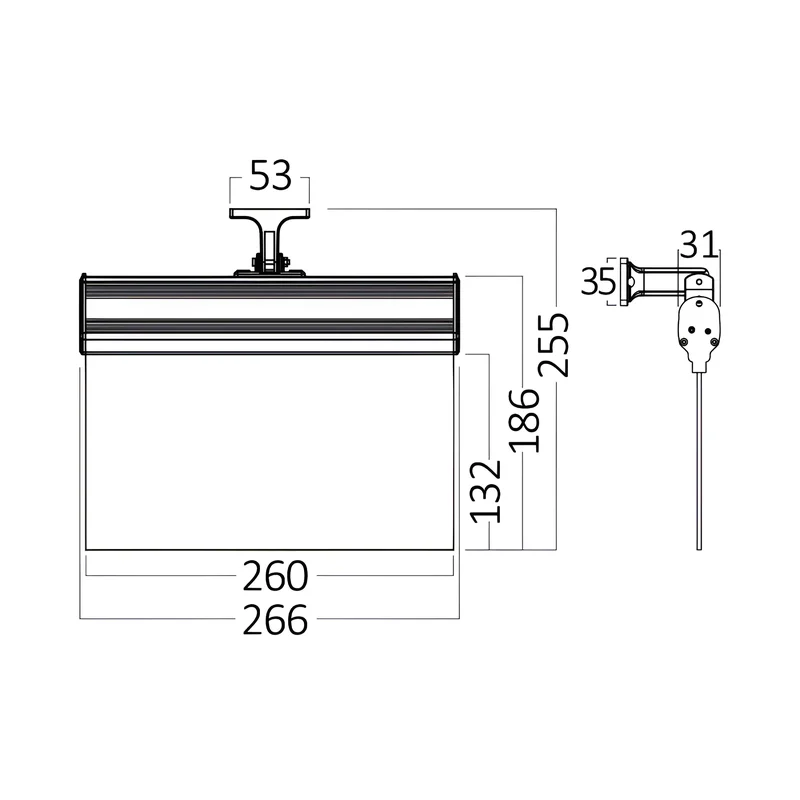 Braytron LED Notleuchte Notbeleuchtung, Akku Fluchtwegleuchte, IP20 – Ansicht 7
