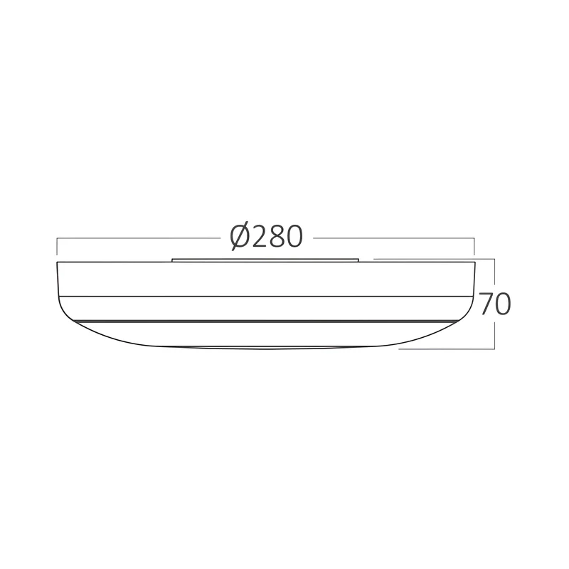 Braytron LED Deckenleuchte mit Bewegungsmelder Radar – 10/15/20 W einstellbar, 5CCT Farbwahl 2700 – 6500 K warm- bis kaltweiß, Ø 28 cm IP54 Deckenlampe mit Sensor, ideal für Bad, Flur, Treppe & Keller – Ansicht 6