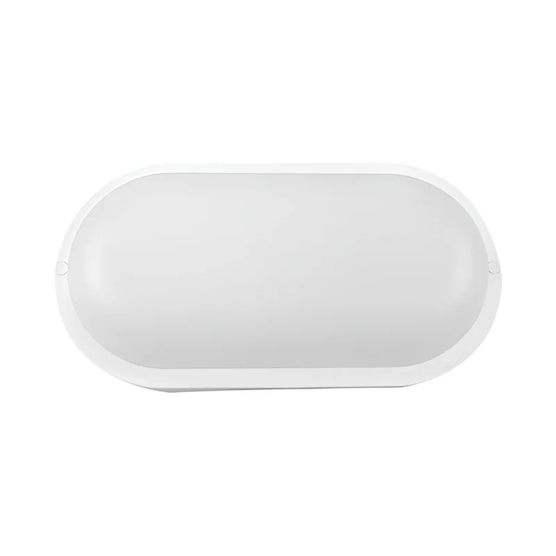 Braytron LED 18W Wandleuchte, Wandlicht, Deckenleuchte, Leuchte, Oval, Feuchtraumleuchte, Weiß, Außen, Garage IP54 Kaltweiß 6500K – Ansicht 3