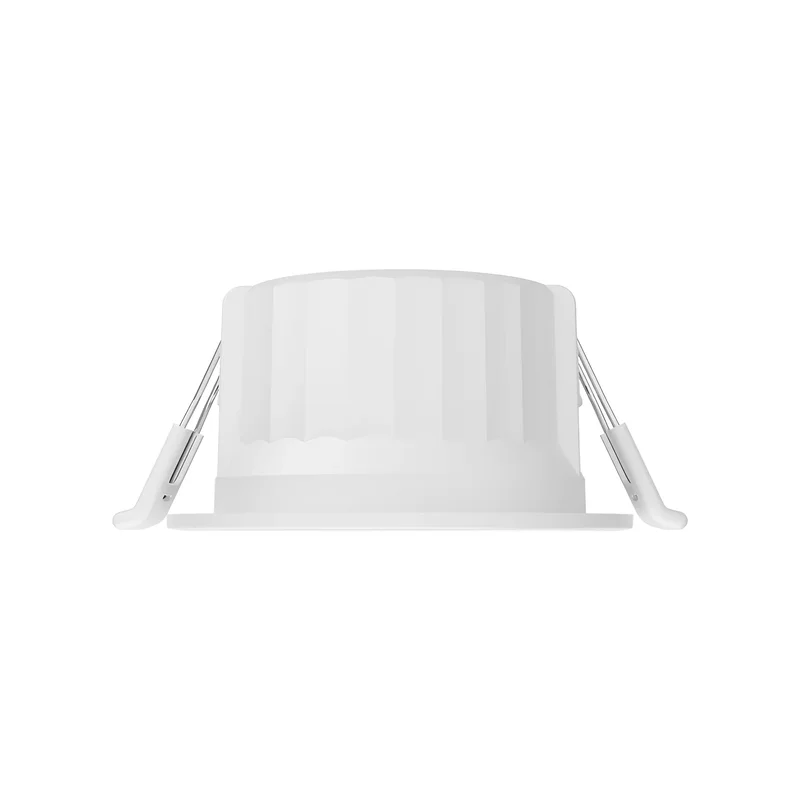 Braytron LED Einbaustrahler 68mm 9W IP54 820lm 3in1 CCT 3000K/4000K/6500K Feuchtraum geeignet Badezimmer Küche Flur Decke Einbau Spot Einbaulampe Rund 100° Abstrahlwinkel 230V (Weiß, 9 Watt, CTT) – Ansicht 5