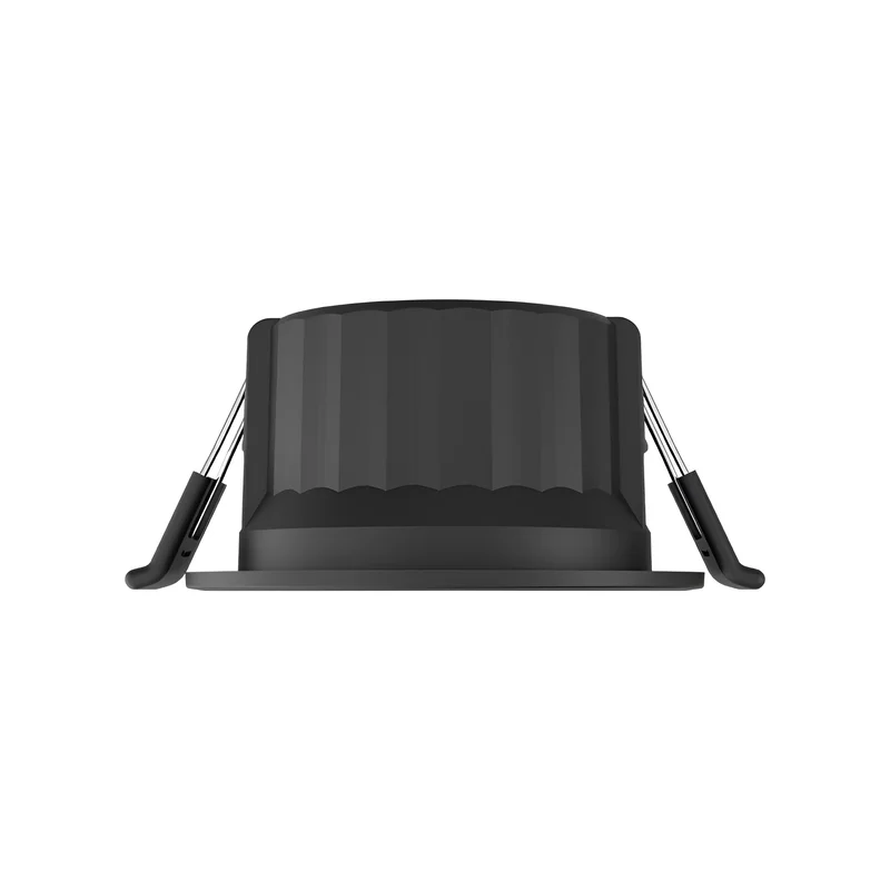 Braytron LED Einbaustrahler 68mm 9W IP54 820lm 3in1 CCT 3000K/4000K/6500K Feuchtraum geeignet Badezimmer Küche Flur Decke Einbau Spot Einbaulampe Rund 100° Abstrahlwinkel 230V (Schwarz, 9 Watt, CTT) – Ansicht 5