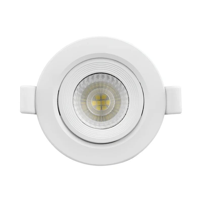 Braytron LED Deckenleuchte 5W 238 V Anschluss Neutralweiß 4000K, 400 Lumen, IP20 Deckenlampe für Wohnzimmer, Küche, Flur (Weiß) – Ansicht 3