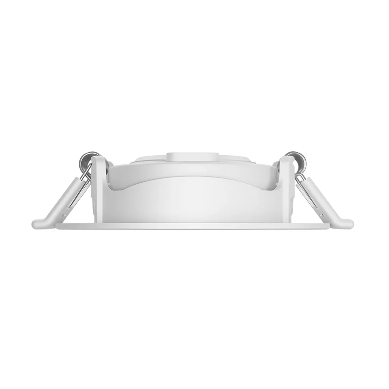 Braytron LED Einbaustrahler 10W 3CCT schwenkbar 950lm Ø112mm Einbauspot flach 33mm Deckenspot 230V warmweiß/neutralweiß/kaltweiß weißer Rahmen Ø90mm Ausschnitt Innenbeleuchtung – Ansicht 5
