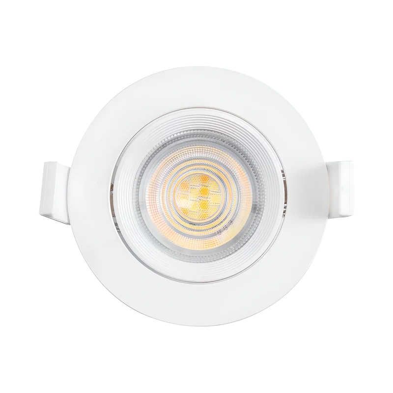 Braytron Stufenlos Dimmbar LED Einbaustrahler Deckenspot Einbauspot 7W schwenkbar Rund Spot 3IN1 Farbtemperatur 3000K/4000K/6500K 630lm Flur, Küche 230V 68mm Deckenausschnitt – Ansicht 4