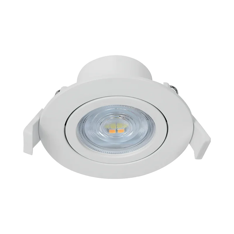 Braytron Stufenlos Dimmbar LED Einbaustrahler Deckenspot Einbauspot 7W schwenkbar Rund Spot 3IN1 Farbtemperatur 3000K/4000K/6500K 630lm Flur, Küche 230V 68mm Deckenausschnitt – Ansicht 6