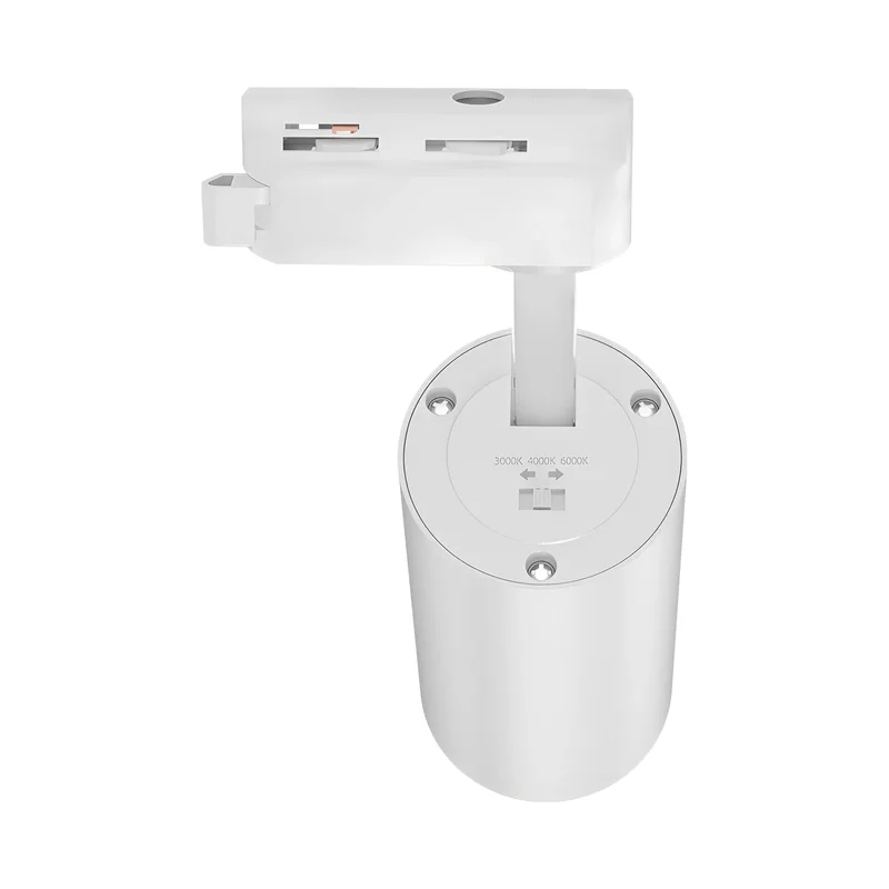 Braytron LED Schienenstrahler 15W für 1-Phasen Schienensystem, dreh- und schwenkbar, 3CCT 3000K 4000K 6500K, LED Track Light Aluminium Deckenstrahler für Büro, Shop, Küche (Weiß, 15, Watt) – Ansicht 7