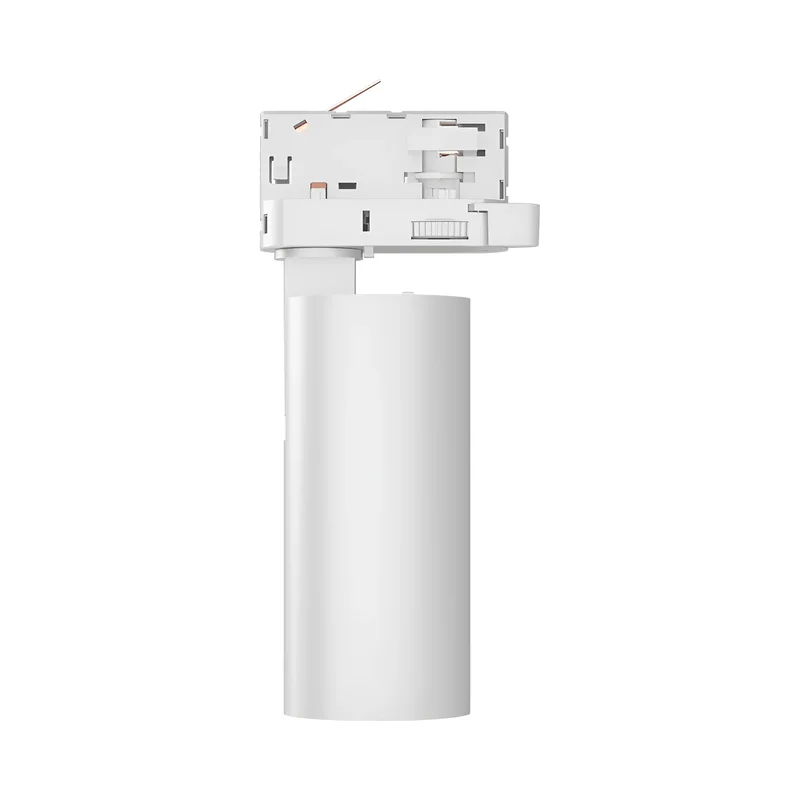 Braytron LED-Schienenstrahler 15 Watt 3-Phasen 4-Draht Tracklight, dreh- und schwenkbar – 3CCT (3000 K / 4000 K / 6000 K) 1680 lm – Aluminium Deckenleuchte für Innenbeleuchtung Schienensystem Weiß – Ansicht 4