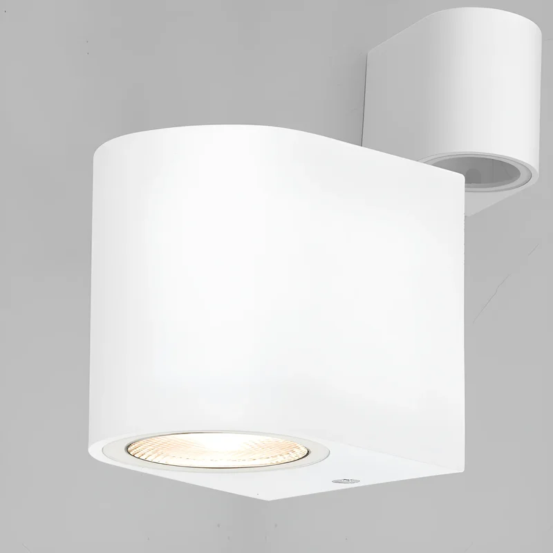 Braytron LED Strahler Außen Max.1×35W, IP44 wasserdicht, Fluter Flutlicht Außenstrahler (Weiß) – Ansicht 2