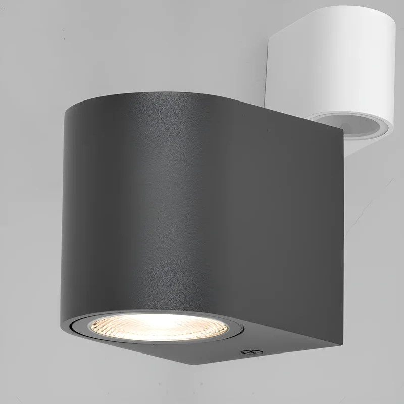 Braytron LED Strahler Außen Max.1×35W, IP44 wasserdicht, Fluter Flutlicht Außenstrahler (Dark Grey) – Ansicht 2