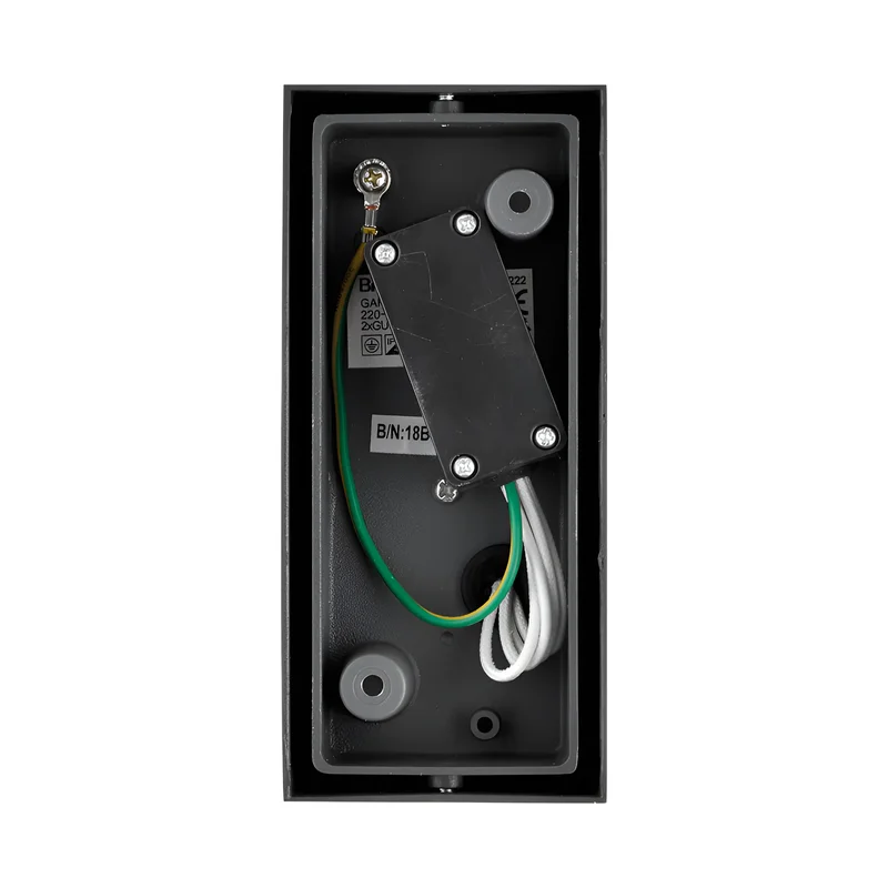 Braytron LED Strahler Außen Max.2×35W, IP44 wasserdicht, Fluter Flutlicht Außenstrahler (Dark Grey) – Ansicht 4