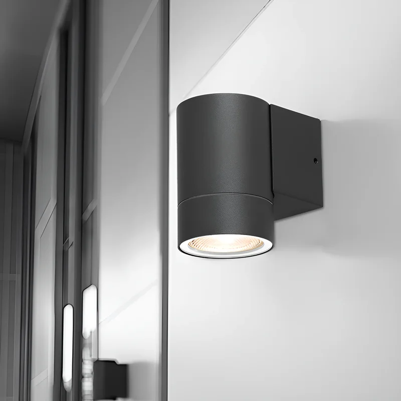 Braytron LED Strahler Außen Max 1x35W, IP44 wasserdicht, Fluter Flutlicht Außenstrahler (Grau) – Ansicht 2
