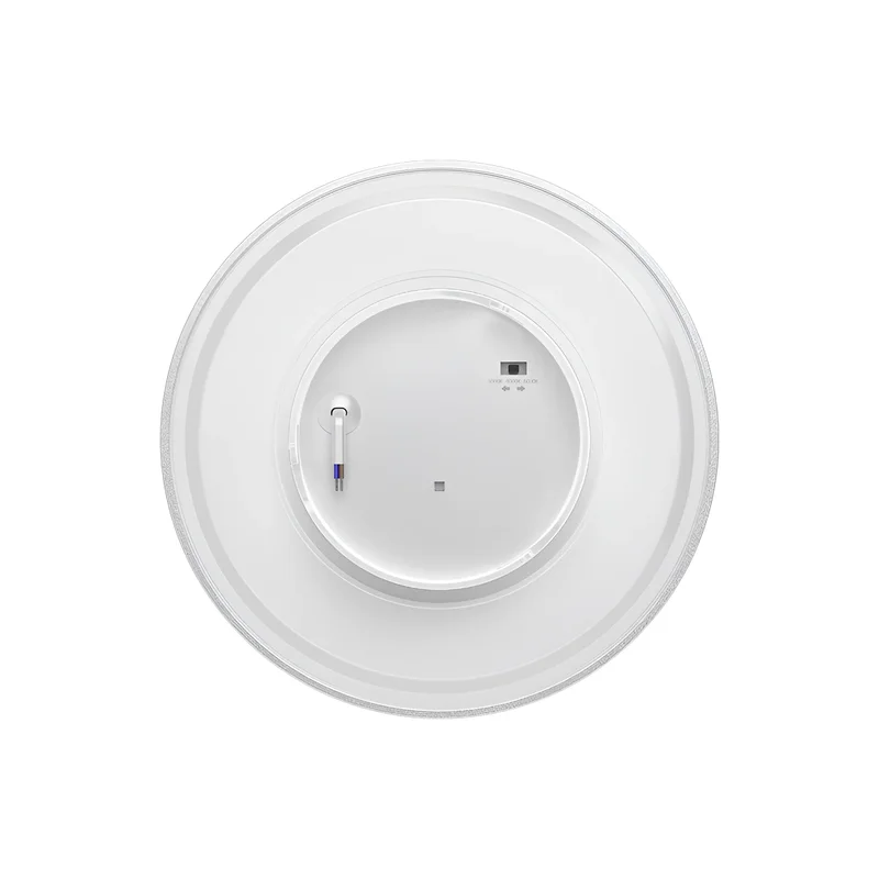 Braytron LED Wandleuchte Außen Rund Ø120 mm, 8W 760lm, IP65 Wasserdicht, 3CCT Farbtemperatur Einstellbar 3000K–6000K, Moderne Indirekte Wandlampe für Balkon, Terrasse, Flur & Badezimmer, Weiß – Ansicht 4