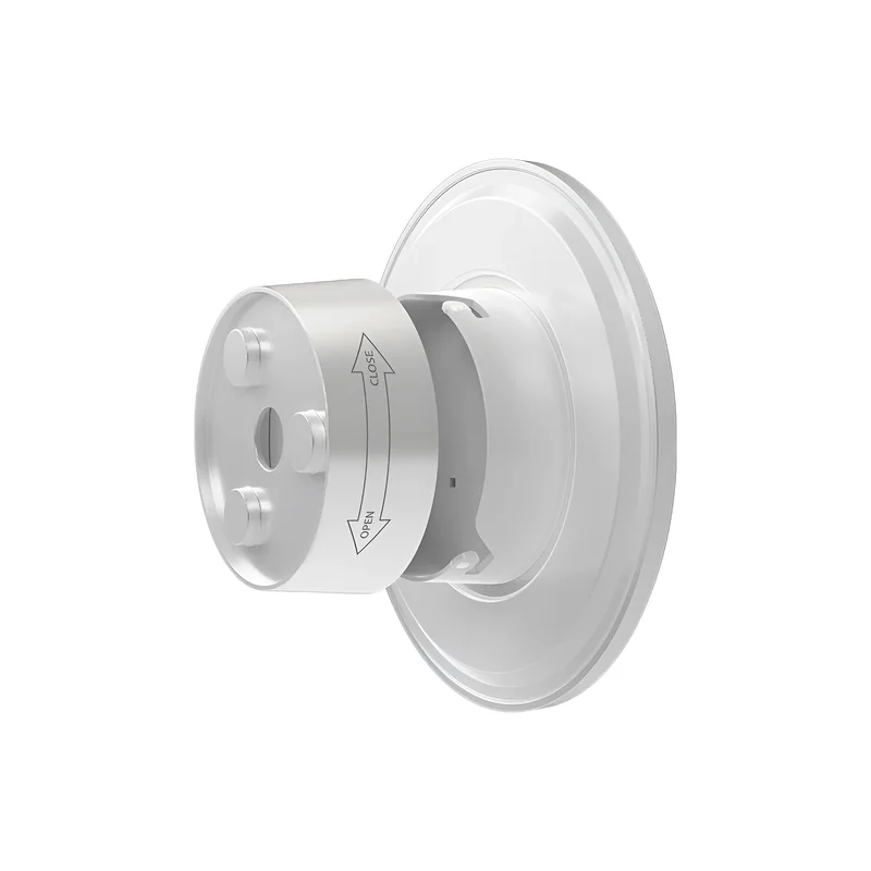 Braytron LED Wandleuchte Außen Rund Ø120 mm, 8W 760lm, IP65 Wasserdicht, 3CCT Farbtemperatur Einstellbar 3000K–6000K, Moderne Indirekte Wandlampe für Balkon, Terrasse, Flur & Badezimmer, Weiß – Ansicht 5