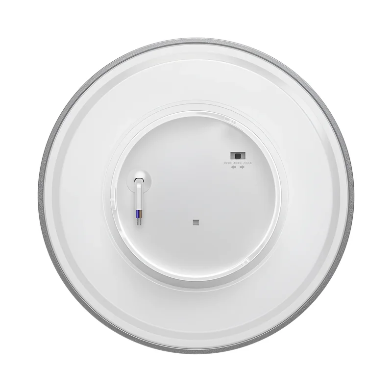 Braytron LED Wandleuchte Grau Rund Ø220 mm – 12W 1160lm IP65 Außenwandleuchte mit 3CCT (3000K/4000K/6000K), indirekte Designer Wandlampe für Balkon, Terrasse, Flur & Bad – Ansicht 4