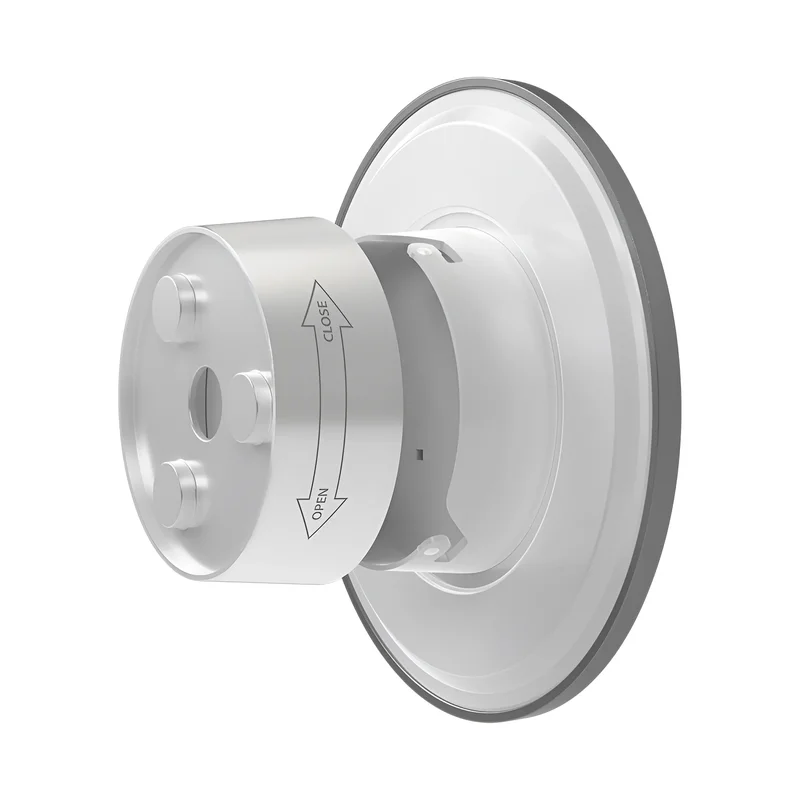 Braytron LED Wandleuchte Grau Rund Ø220 mm – 12W 1160lm IP65 Außenwandleuchte mit 3CCT (3000K/4000K/6000K), indirekte Designer Wandlampe für Balkon, Terrasse, Flur & Bad – Ansicht 5