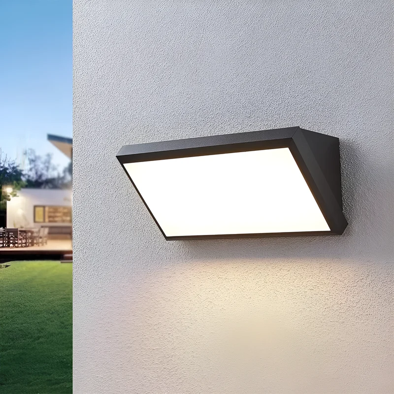 Braytron LED Strahler Außen 20W, 2000 Lumen, Warmweiß, Neutralweiß, Kaltweiß 3IN1, IP65 wasserdicht, Fluter Flutlicht Außenstrahler (Dark Grey) – Ansicht 2