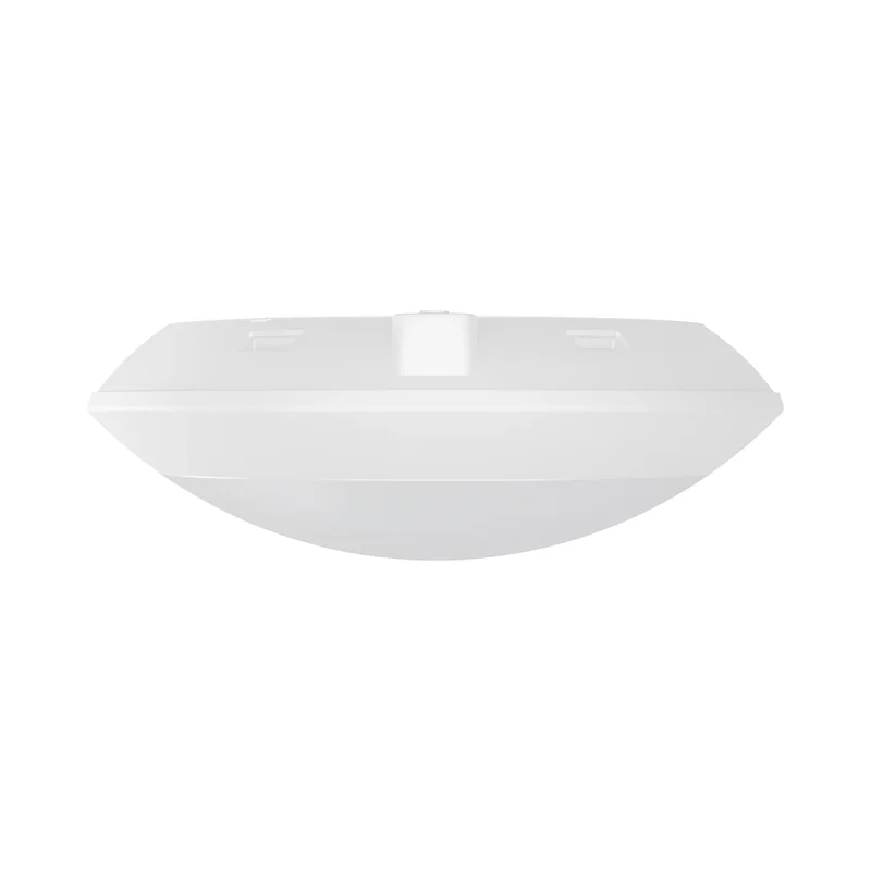 Braytron Außen Deckenleuchte IP65 Ø265mm Weiß – E27 Fassung max.23W – Runde Feuchtraumlampe mit Bewegungsmelder (Microwave Sensor) für Bad, Keller, Garage & Balkon – Ansicht 5
