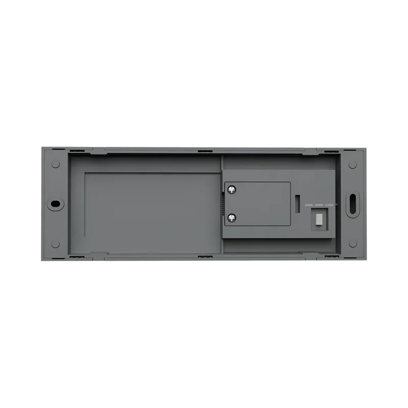 Braytron LED Wandleuchte Außen IP65 3W 3CCT (3000K/4000K/6500K) – Direkt oder Indirekt – Stufenleuchte Treppenbeleuchtung Wandlampe Außenbereich Schwarz Weiß Grau – 180lm (Grau, dirket) – Ansicht 5