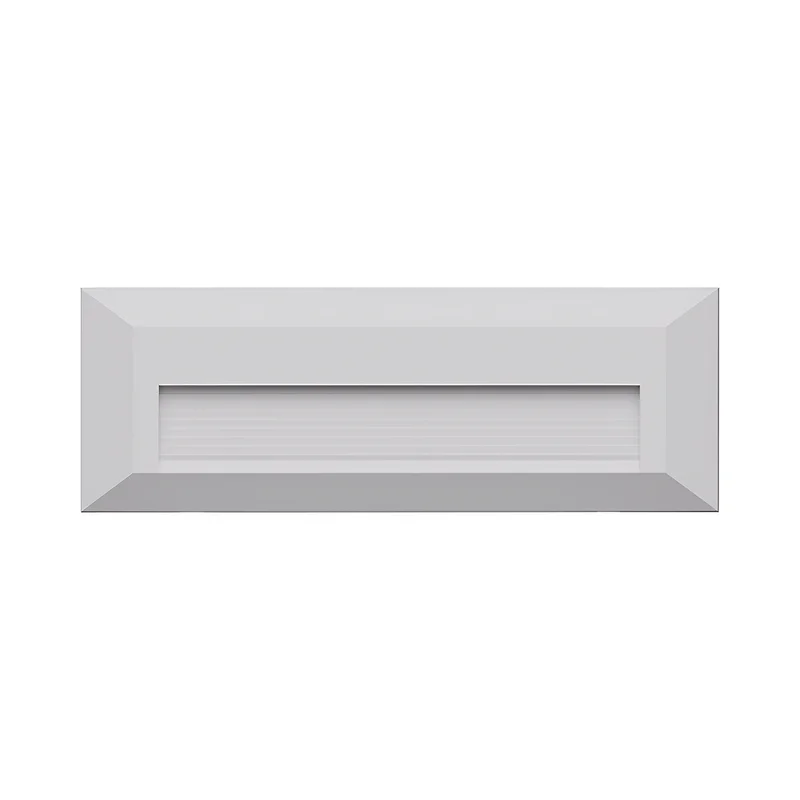 Braytron LED Wandleuchte Außen IP65 3W 3CCT (3000K/4000K/6500K) – Direkt oder Indirekt – Stufenleuchte Treppenbeleuchtung Wandlampe Außenbereich Schwarz Weiß Grau – 180lm (Weiß, Indirket) – Ansicht 4