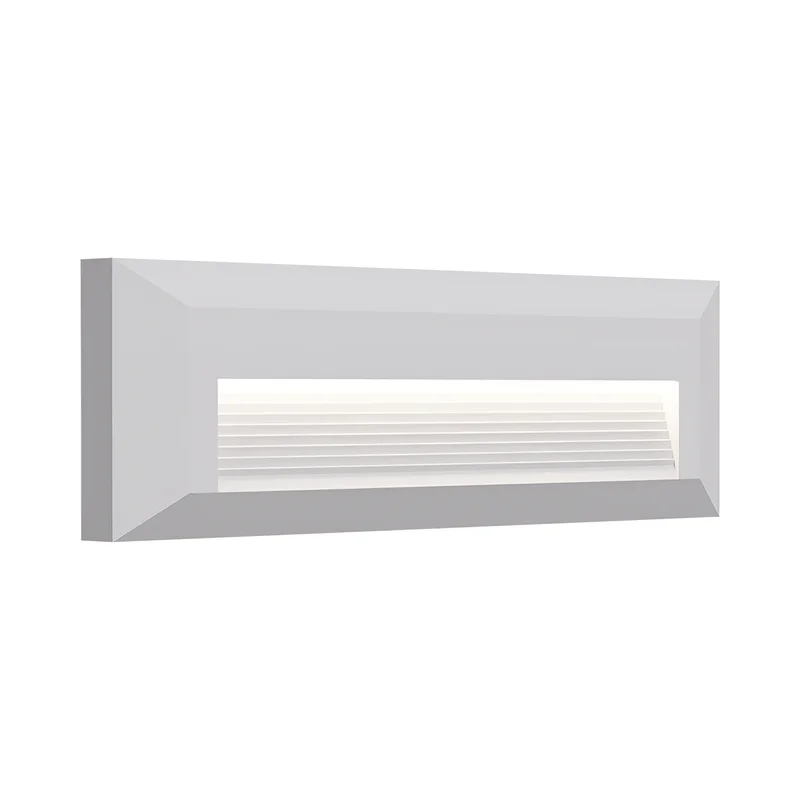 Braytron LED Wandleuchte Außen IP65 3W 3CCT (3000K/4000K/6500K) – Direkt oder Indirekt – Stufenleuchte Treppenbeleuchtung Wandlampe Außenbereich Schwarz Weiß Grau – 180lm (Weiß, Indirket) – Ansicht 5