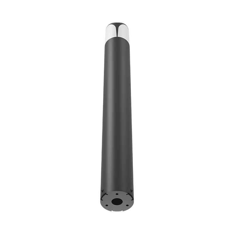 Braytron Milano LED Wegeleuchte Außen 80 cm – E27 Sockel, IP44, Aluminium Grau – Pollerleuchte Garten, Wegbeleuchtung, Außenlampe für Einfahrt, Hof & Terrasse ohne Leuchtmittel – Ansicht 4