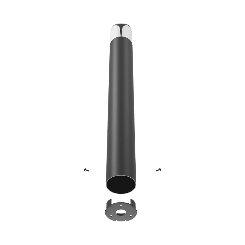 Braytron Milano LED Wegeleuchte Außen 80 cm – E27 Sockel, IP44, Aluminium Grau – Pollerleuchte Garten, Wegbeleuchtung, Außenlampe für Einfahrt, Hof & Terrasse ohne Leuchtmittel – Ansicht 5