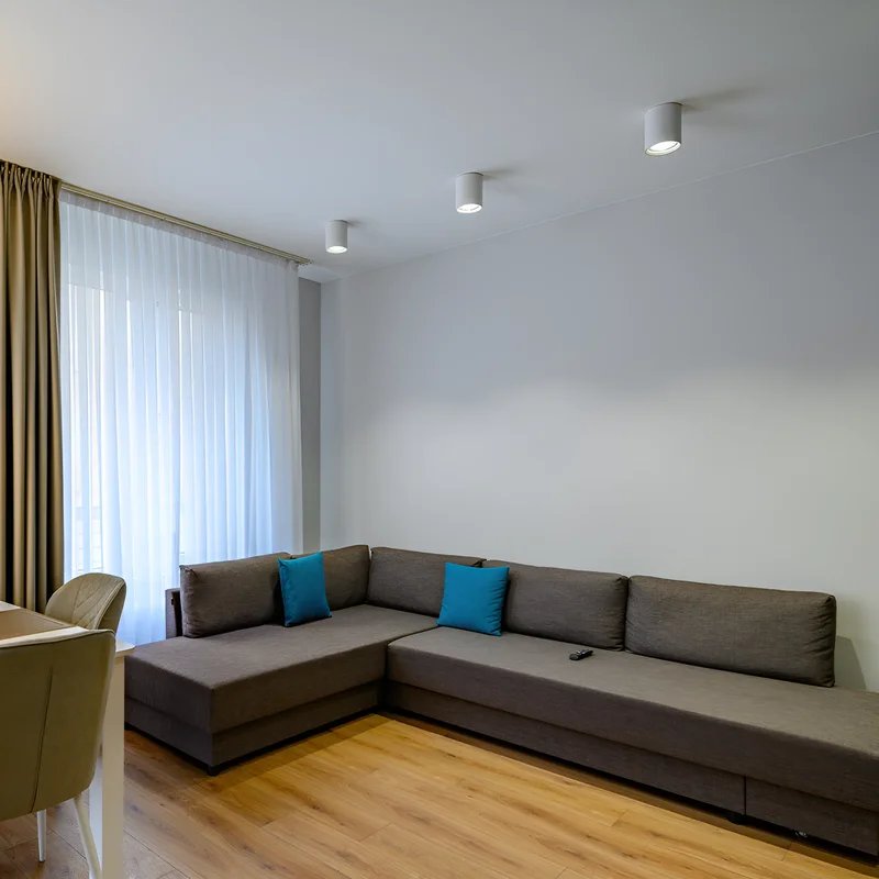 Braytron Schwenkbarer GU10 Aufbauspot, 1x35W, Rund, Weiß, Aluminiumgehäuse, IP20, Moderne Deckenleuchte für Wohnzimmer, Flur, Küche und Büro, Durchmesse 80mm Länge 100mm – Ansicht 2