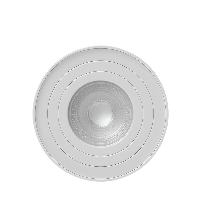 Braytron Schwenkbarer GU10 Aufbauspot, 1x35W, Rund, Weiß, Aluminiumgehäuse, IP20, Moderne Deckenleuchte für Wohnzimmer, Flur, Küche und Büro, Durchmesse 80mm Länge 100mm – Ansicht 3