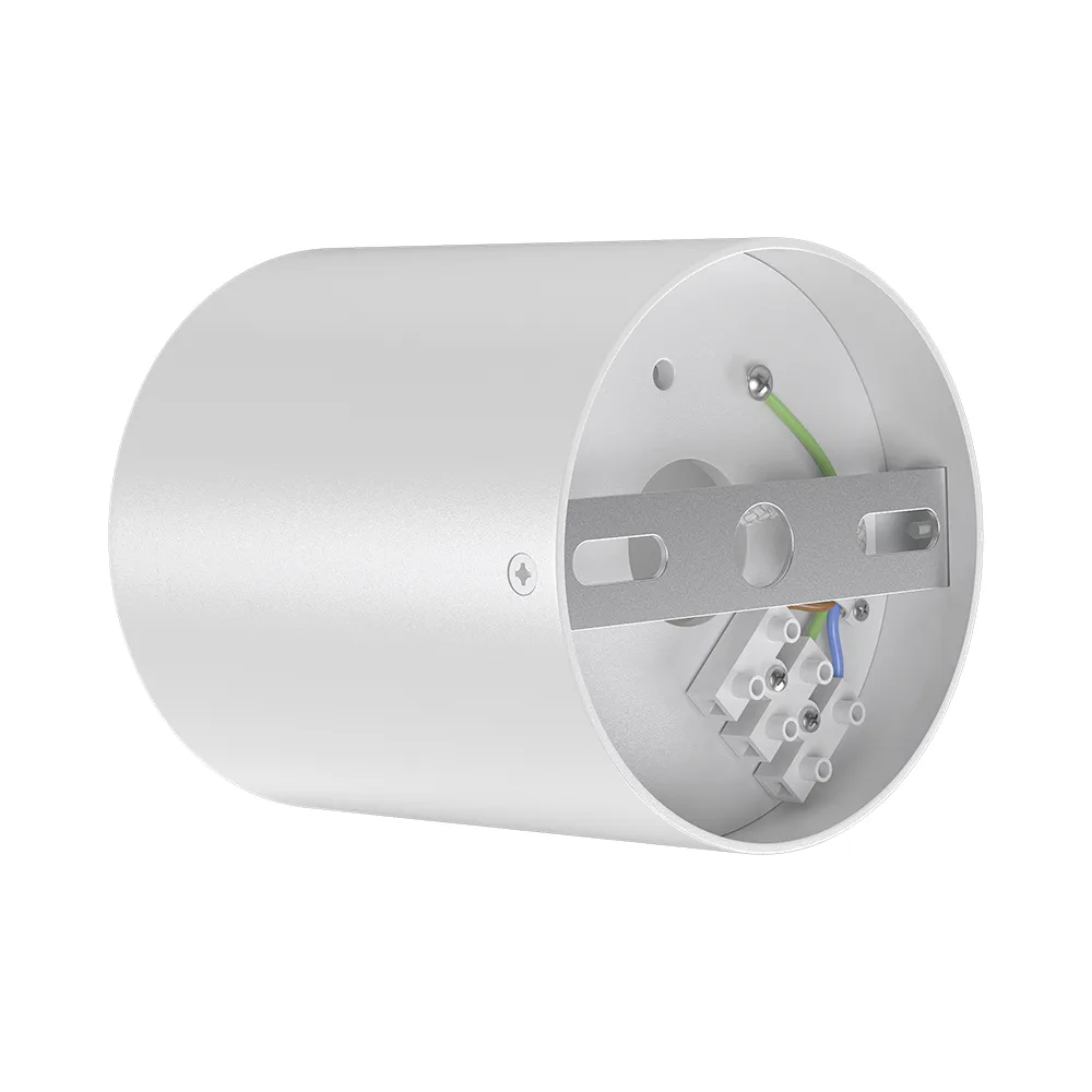 Braytron Schwenkbarer GU10 Aufbauspot, 1x35W, Rund, Weiß, Aluminiumgehäuse, IP20, Moderne Deckenleuchte für Wohnzimmer, Flur, Küche und Büro, Durchmesse 80mm Länge 100mm – Ansicht 8