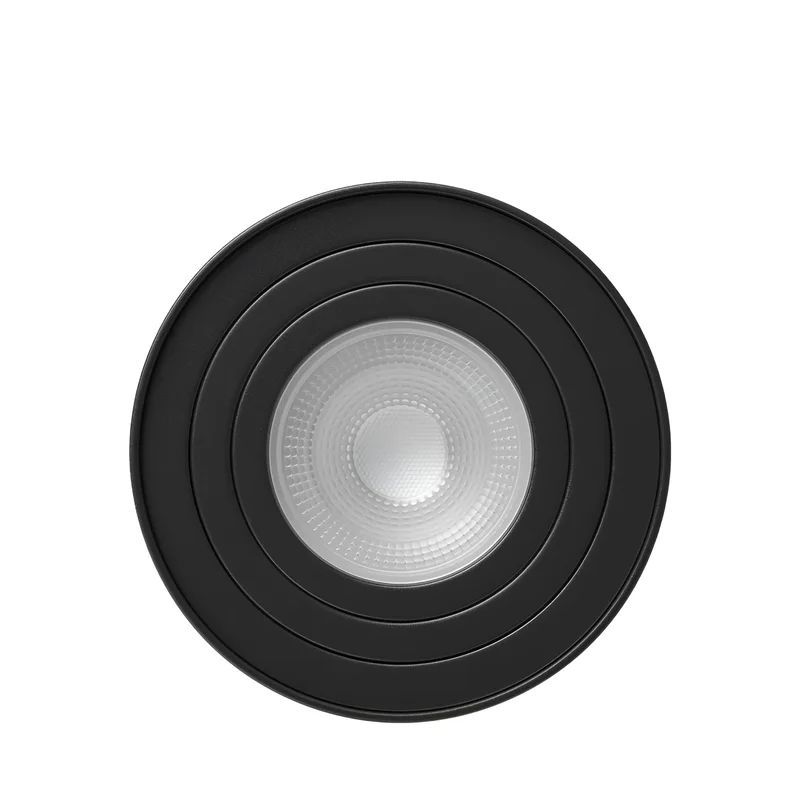 Braytron LED Deckenleuchte Max.1×35W GU10, IP20 Deckenlampe für Wohnzimmer, Küche, Flur (Schwarz) – Ansicht 3
