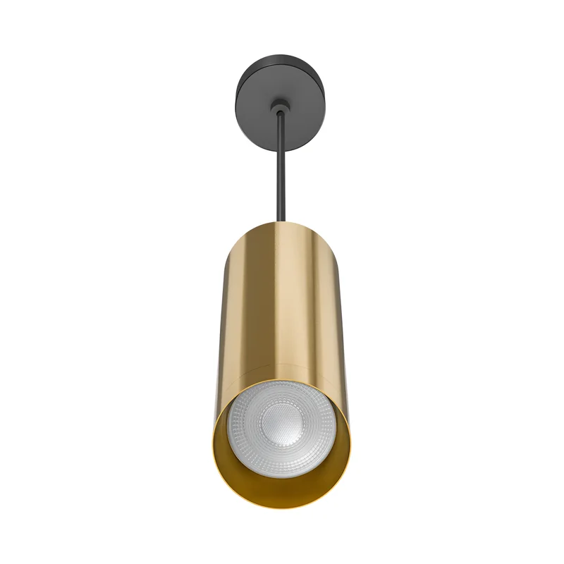 Braytron LED Deckenleuchte Max.1×35W GU10, IP20 Deckenlampe für Wohnzimmer, Küche, Flur (Golden) – Ansicht 3