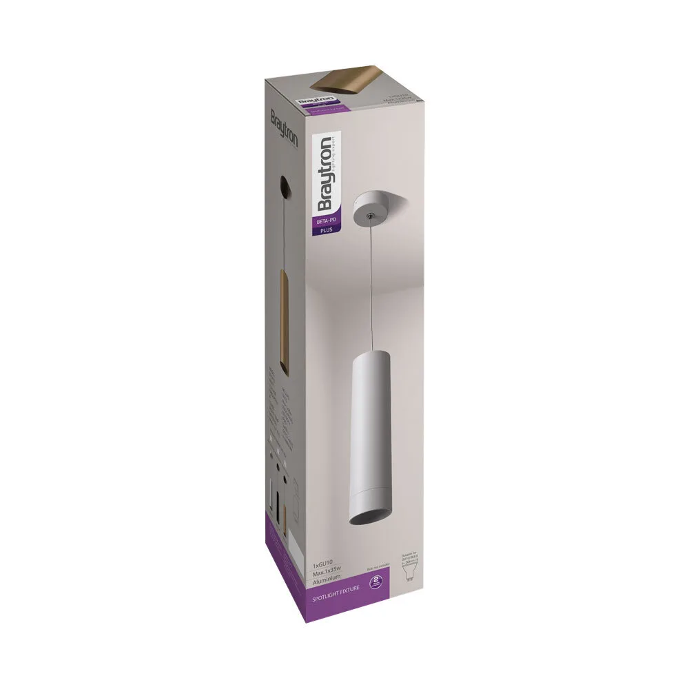 Braytron LED Deckenleuchte Max.1×35W GU10, IP20 Deckenlampe für Wohnzimmer, Küche, Flur (Golden) – Ansicht 6