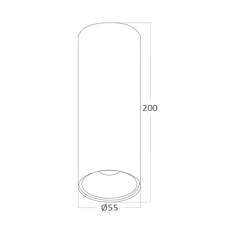 Braytron LED Deckenleuchte Max.1x35W GU10, IP20 Deckenlampe für Wohnzimmer, Küche, Flur (Schwarz) – Ansicht 6