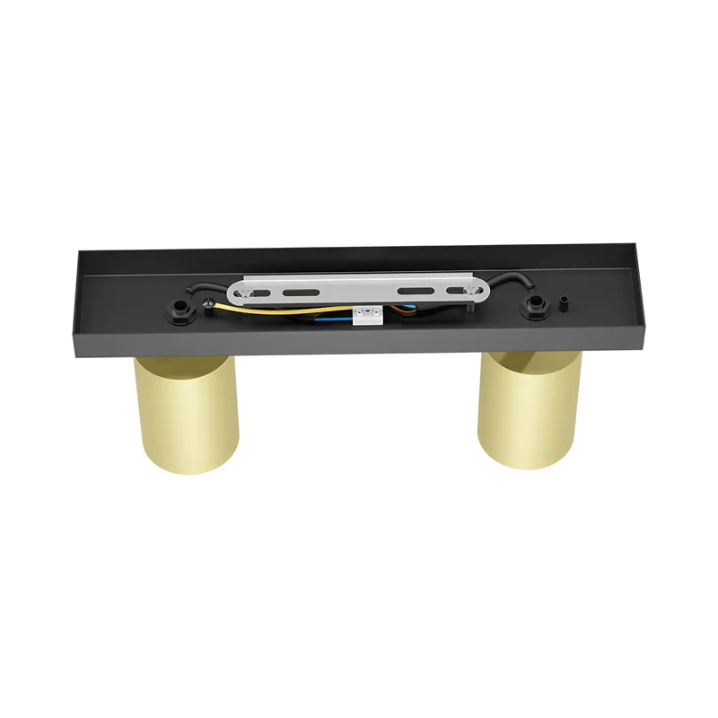 Braytron LED Deckenstrahler 2 Flammig GU10 – Schwenkbarer Deckenspot 350° Drehbar – Moderne Deckenleuchte in Weiß, Schwarz oder Gold – Spotlampe für Küche, Wohnzimmer & Schlafzimmer (gold) – Ansicht 6