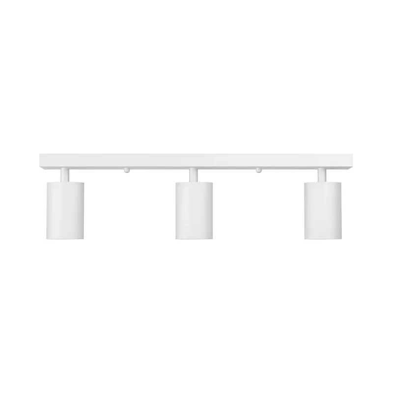 Braytron LED Deckenstrahler 3 Flammig GU10 – Schwenkbarer Deckenspot 350° Drehbar – Moderne Deckenleuchte in Weiß, Schwarz oder Gold – Spotbalken für Küche, Wohnzimmer & Flur (weiß) – Ansicht 5