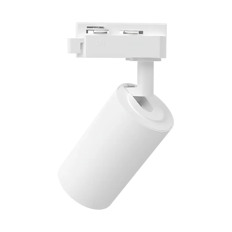 Braytron LED Schienenstrahler Max.1×10W GU10, 3-Phasen Strahler, schwenkbar, Stromschienenstrahler (White-Black) – Ansicht 4