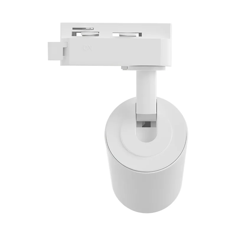 Braytron LED Schienenstrahler Max.1×10W GU10, 3-Phasen Strahler, schwenkbar, Stromschienenstrahler (White-Black) – Ansicht 7