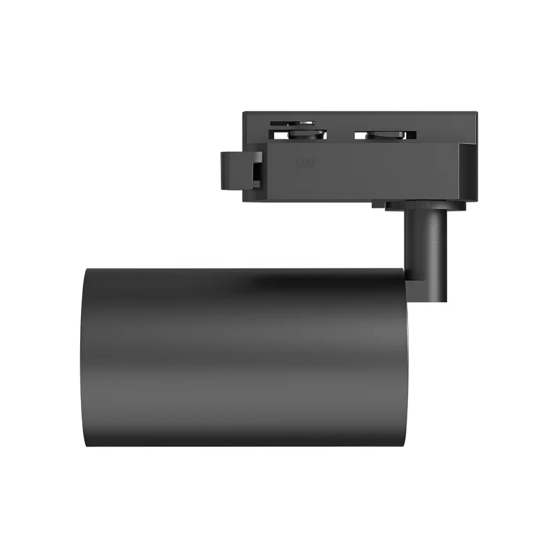 Braytron LED Schienenstrahler Max.1×10W GU10, 3-Phasen Strahler, schwenkbar, Stromschienenstrahler (Black-Black) – Ansicht 6