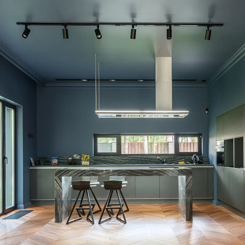 Braytron LED Schienenstrahler, Schienenbeleuchtung – LED Spot für 3-Phasen-Schienensystem – Dreh- & schwenkbar – Innenbeleuchtung für Shop, Galerie, Büro, Wohnzimmer – Tracklight, GU10, weiß – Ansicht 2