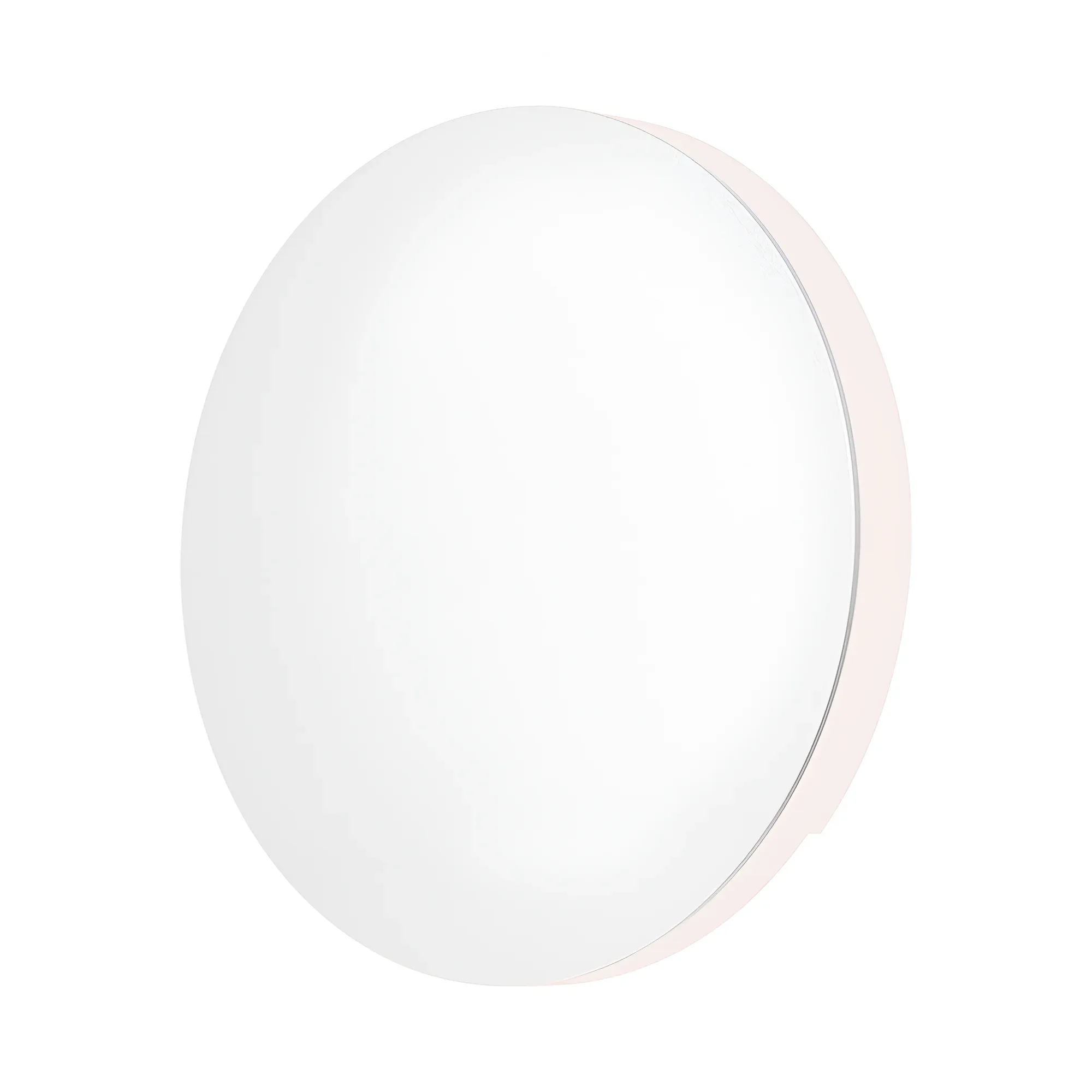 Cache pour luminaire d'escalier LED – Rond 1 feu, Blanc – BH07-00100