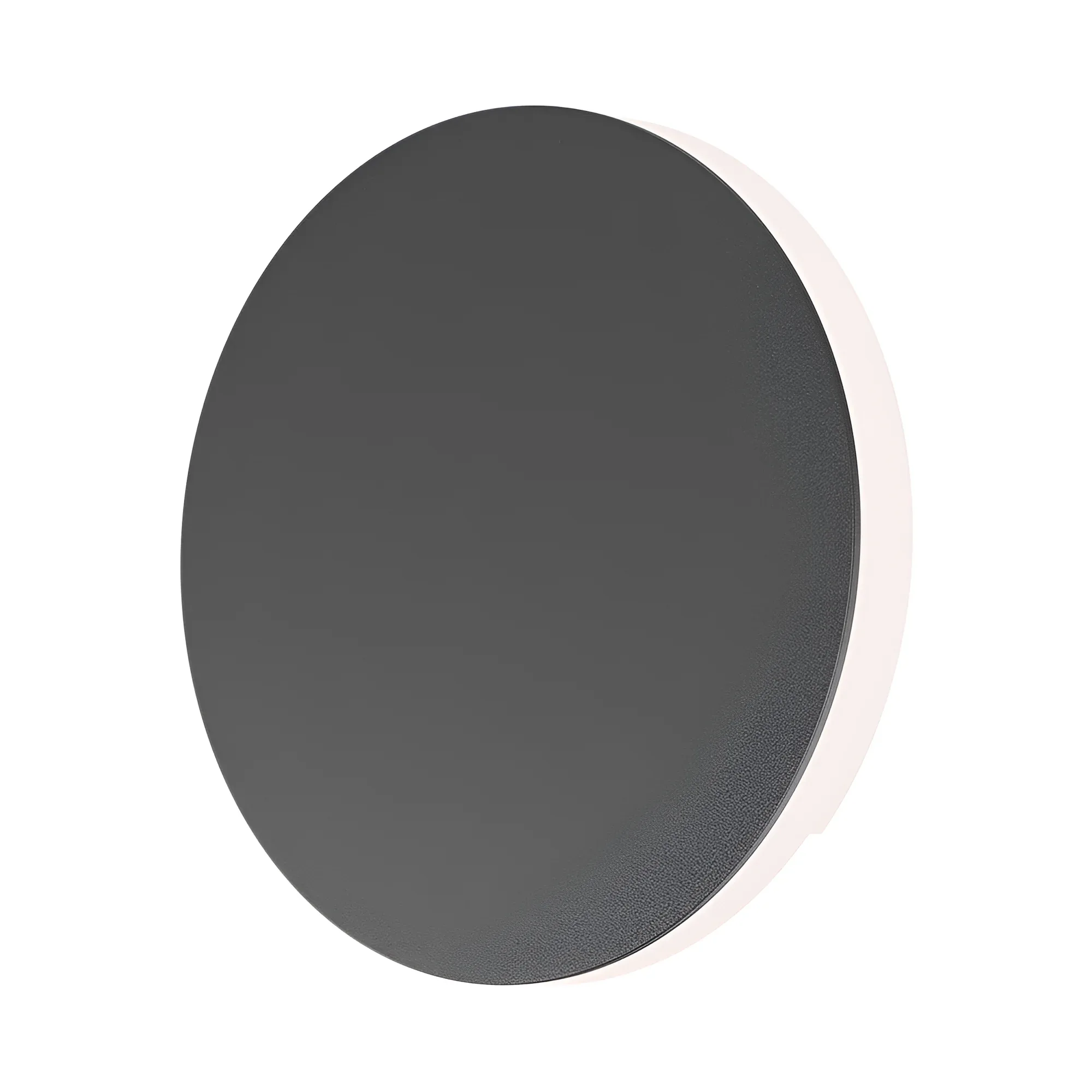 Cache pour luminaire d'escalier LED – Rond 1 feu, Noir – BH07-00101