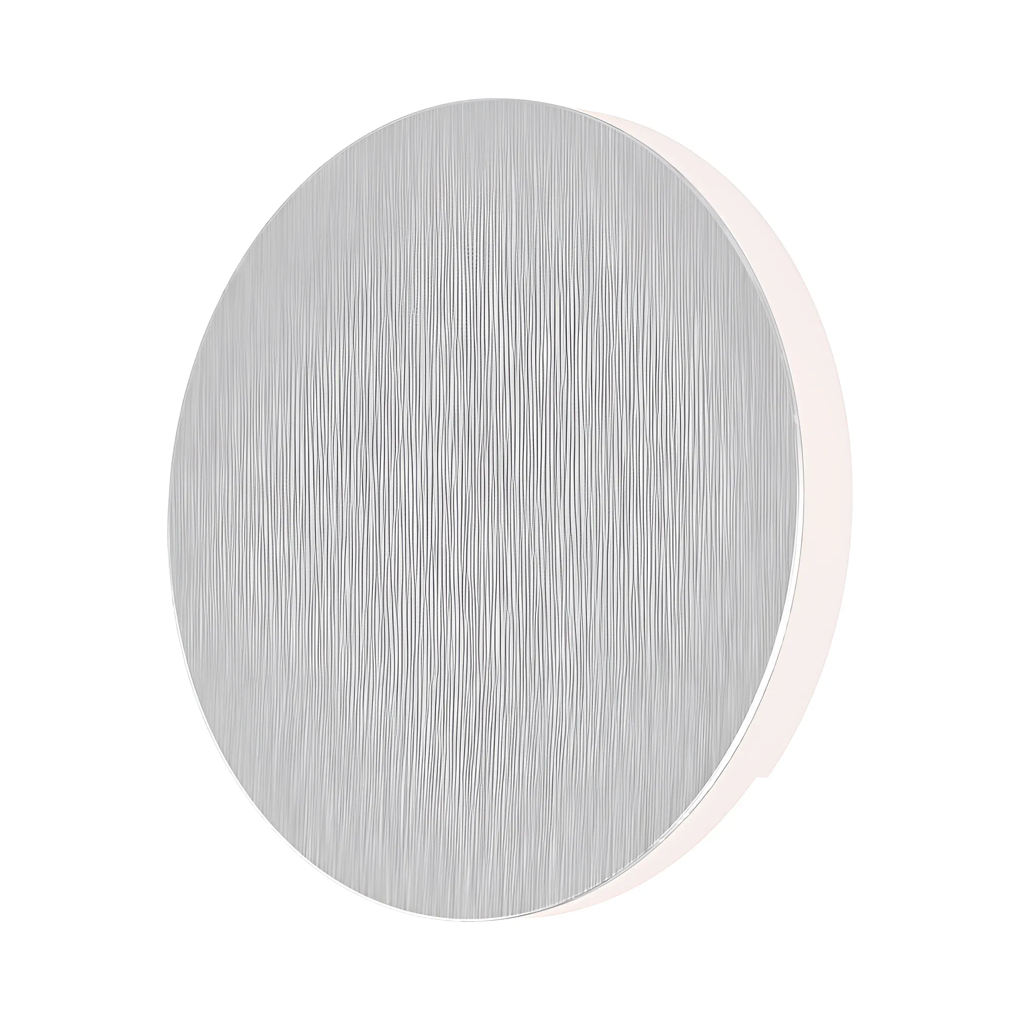 Cache pour luminaire d'escalier LED – Rond 1 feu, Argenté – BH07-00103